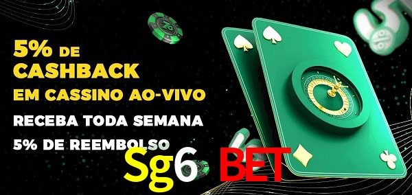Promoções do cassino ao Vivo Sg6 Bet